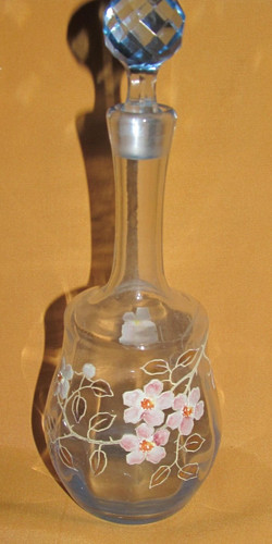 Caraffa antica vetro - vetro, blu