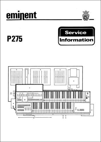 Eminent p275 service manual - p275,