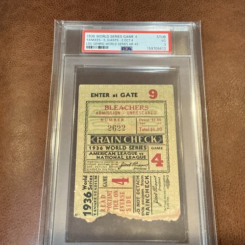 Biglietto psa 1936 world - 3,