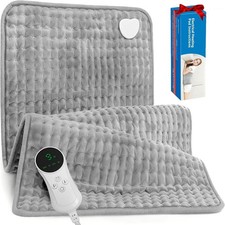 Cuscino Riscaldato Coperta Elettrico Spalla Cervicale 60x30cm Termico Schiena