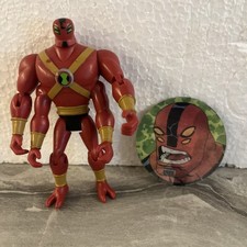 Ben Ten 10 Four Arms Dueperdue Action Figure Bandai 10 cm con Card Lenticolare