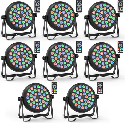 8pcs 36w par - led, 36