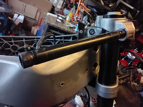 Tubo manubrio destro aprilia - tubo,