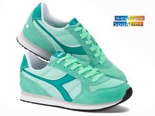 DIADORA  K-RUN  W VERDE E BLU SCARPE SPORTIVE UNISEX SNEAKERS
