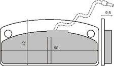 COPPIA PASTIGLIE FRENO