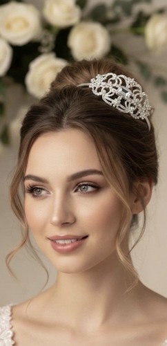 Cerchietto tiara argento - tiara, lusso