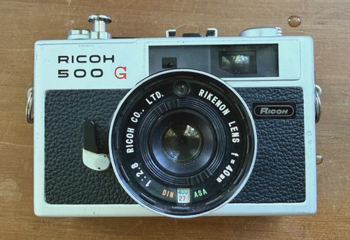 Fotocamera vintage ricoh 500 - fotocamera,