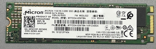 256gb micron mtfddav256tbn - 256gb,