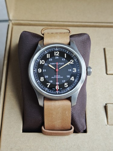 Hamilton khaki field - khaki, titanium