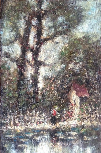 Dipinto olio marterl - olio,