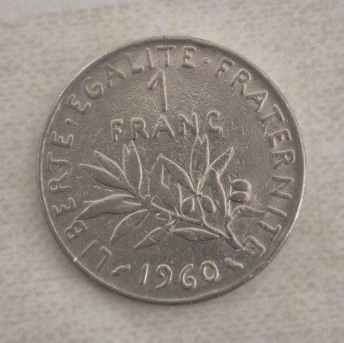 Moneta franco francese - moneta,