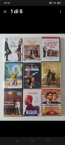 Lotto 8dvd film - originali, per