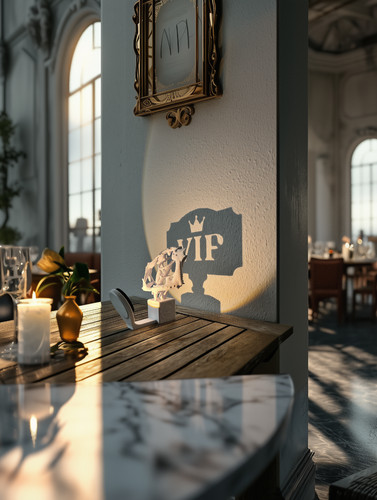 Insegna vip lampada tavolo - insegna,