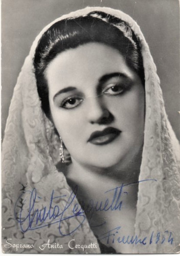 Autografo anita cerquetti - autografo,