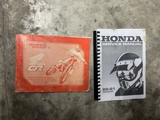 honda cr 250 1990 Manuale Proprietario E Officina