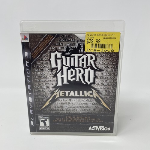 Guitar hero metallica sony - metallica, (sony