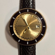 Orologio Lanco Circuit 2531 Vintage Manuale 37mm Calibro Langendorf 1004N