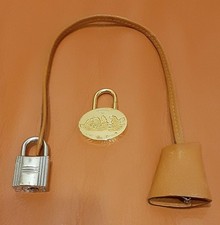 Hermes Silver Cadena Lucchetto