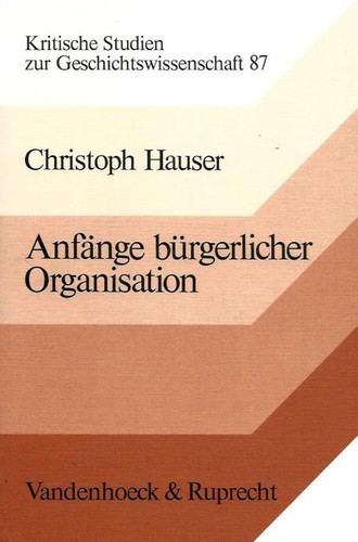 Anfänge bürgerlicher