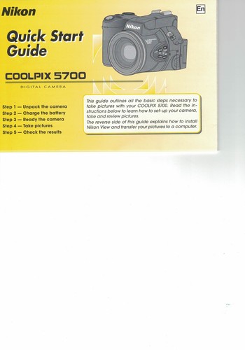 Nikon coolpix 5700 - nikon,