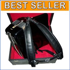 Cinghie per fisarmonica in vera pelle resistenti e regolabili per modelli bassi 96/120