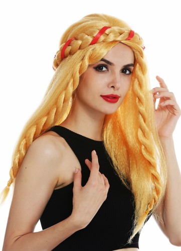Parrucca carnevale donna lunga - parrucca,