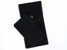 Pochette Floccata Anonima Colore Blu monoposto travel box elegante 