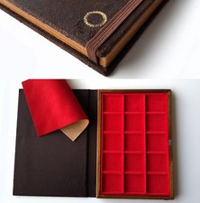 ZECCHI Libro Vassoio per 15 MONETE  30 mm Denario Follis Asse Antoniano Denarius