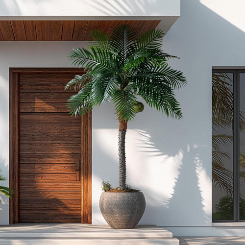 2ft faux phoenix palm tree - 8.2ft,