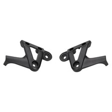 (Nero) Coppia di staffe di