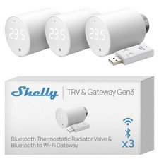 Shelly Blu TRV e Shelly Blu Gateway Gen3, Termostato Intelligente Bluetooth