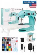 Magicfly Mini Macchina da Cucire con Tavolo Prolunga Velocità Macchina da Cucire Portatile