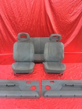 OPEL CORSA A RESTYLING 1990 3P interno completo sedili pannelli TESSUTO GRIGIO