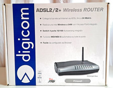 ROUTER  ADSL2/2+ WIRELESS  -  MICHELANGELO  WAVE  (G4) - Digicom    Nuovo