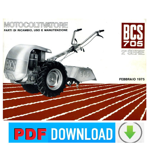 Bcs 705 serie - 705, uso