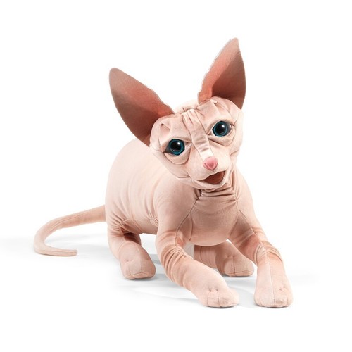 Sphynx cat folkmanis pupazzo - sphynx,