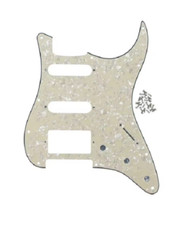 BATTIPENNA STRATOCASTER PICKGUARD HSS 11 FORI 4 PLY STRATI CHITARRA ELETTRICA