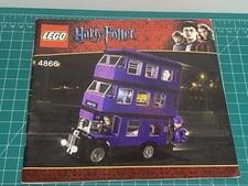 LEGO Harry Potter Il Cavaliere Bus 4866 Manuale Istruzioni Costruzione Solo Libro 