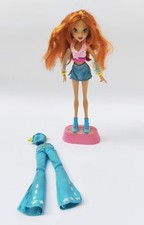 ♥ WINX CLUB BLOOM Flutter Magic Mattel Doll Bambola vintage 2006 + vestiti