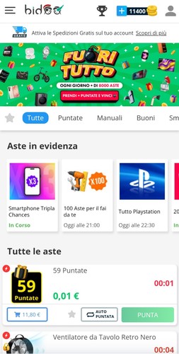 Account bidoo con 11400 - bidoo,