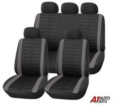 Grey black car seat - black, covers