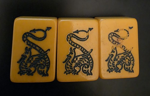 Vintage mahjong 1940 - vintage,