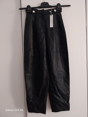 Pantaloni ecopelle donna - in,
