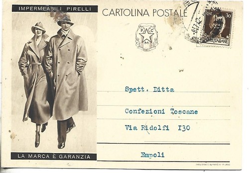 1942 cartolina pubblicitaria - 1942,