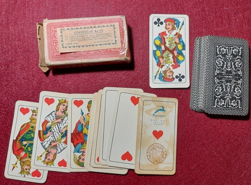 Mazzo carte gioco - carte, modiano