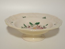 ANTICA RARA ALZATA FRUTTIERA MAIOLICA CERAMICA LODIGIANA VECCHIA LODI DIPINTA