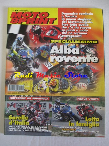 Rivista moto sprint - moto, n.14/2001