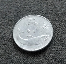 Monnaie Italie 5 Lire 1955 R