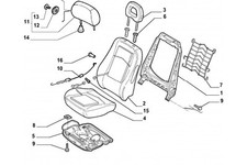 51773582 - Intelaiatura sedili