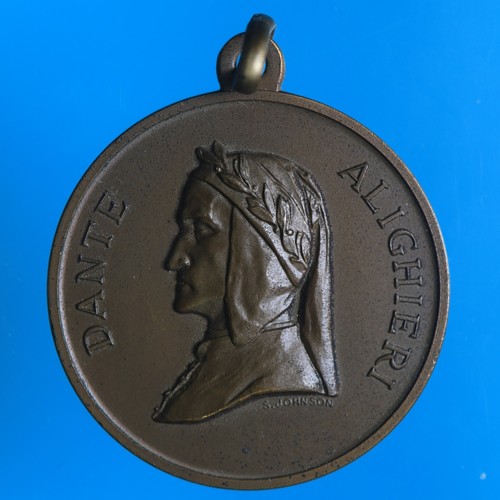 Dante alighieri medaglia senza - dante,